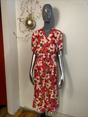 Leslie Fay Floral Skirt Set, S